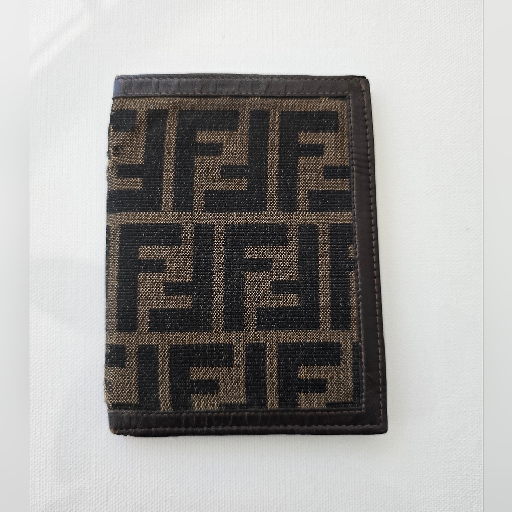 Fendi Zucca Logo Bifold Wallet